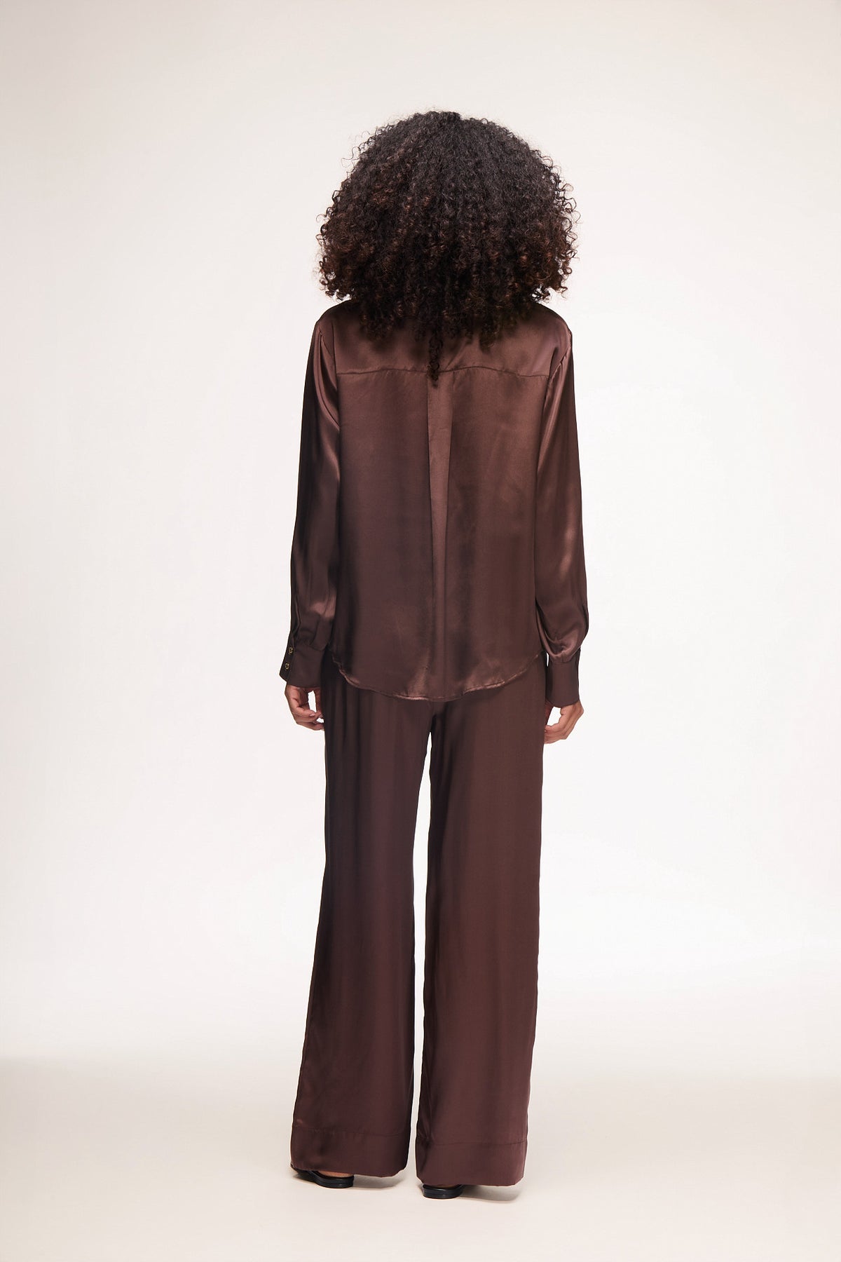 Legzira Silk Shirt & Trousers Co Ord