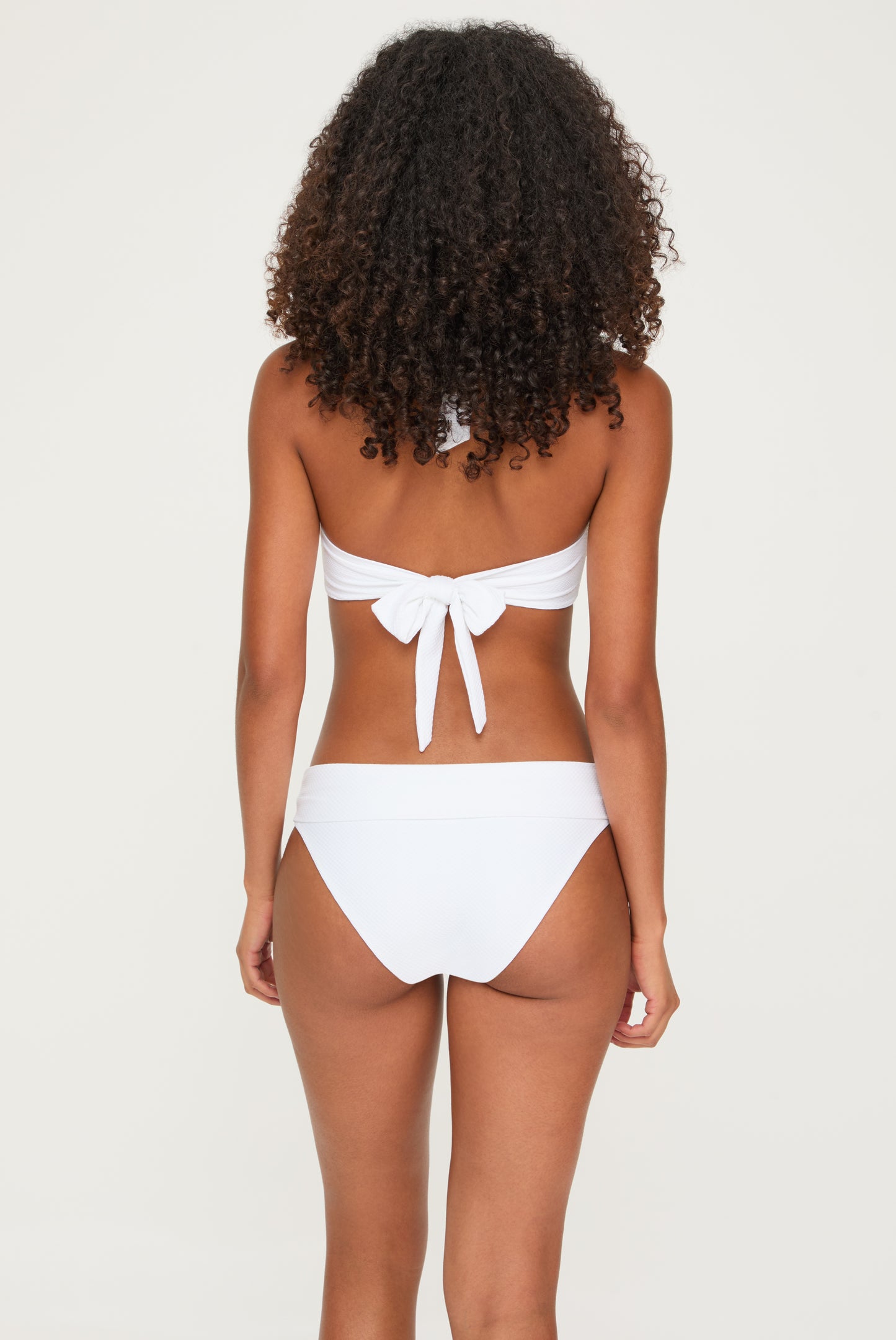 White Fold Over Bottom