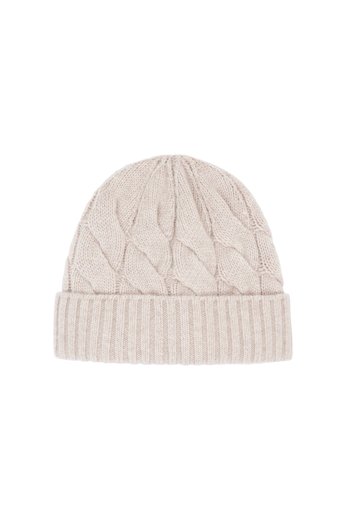 Oatmeal Vail Cable Knit Beanie