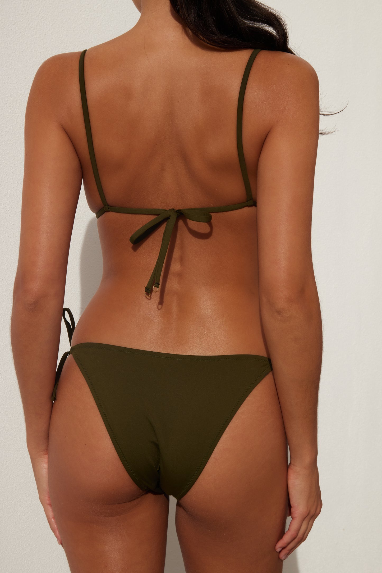 Olive Green Triangle Bottom