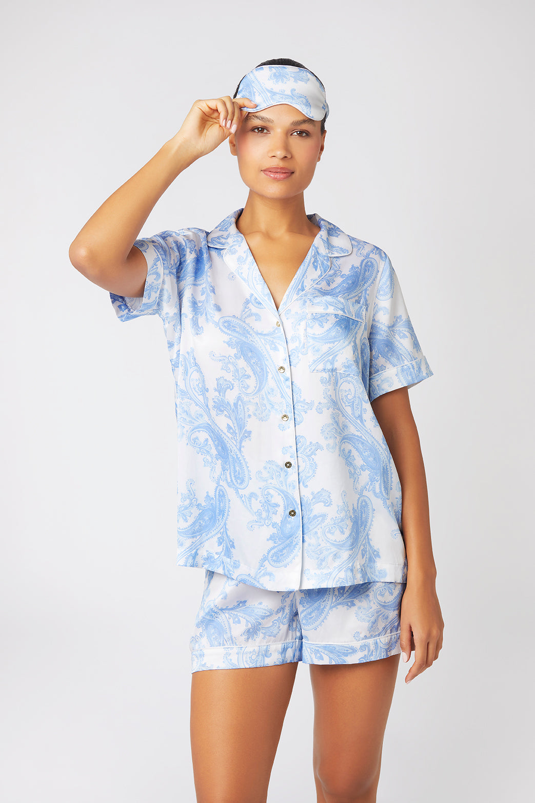 Venice Long Sleeve Silk Pyjama Set