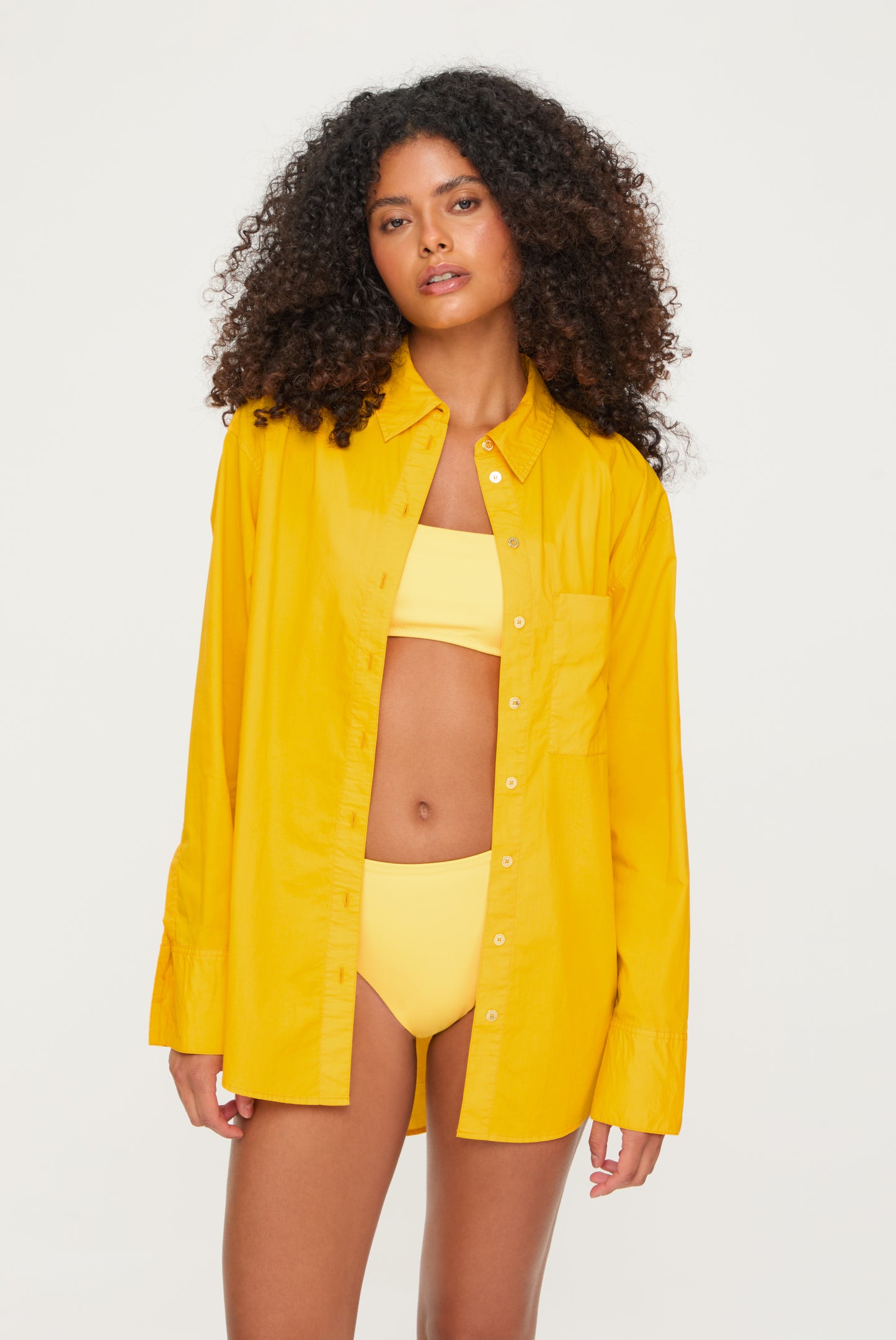 Mimosa Oversized Beach Shirt