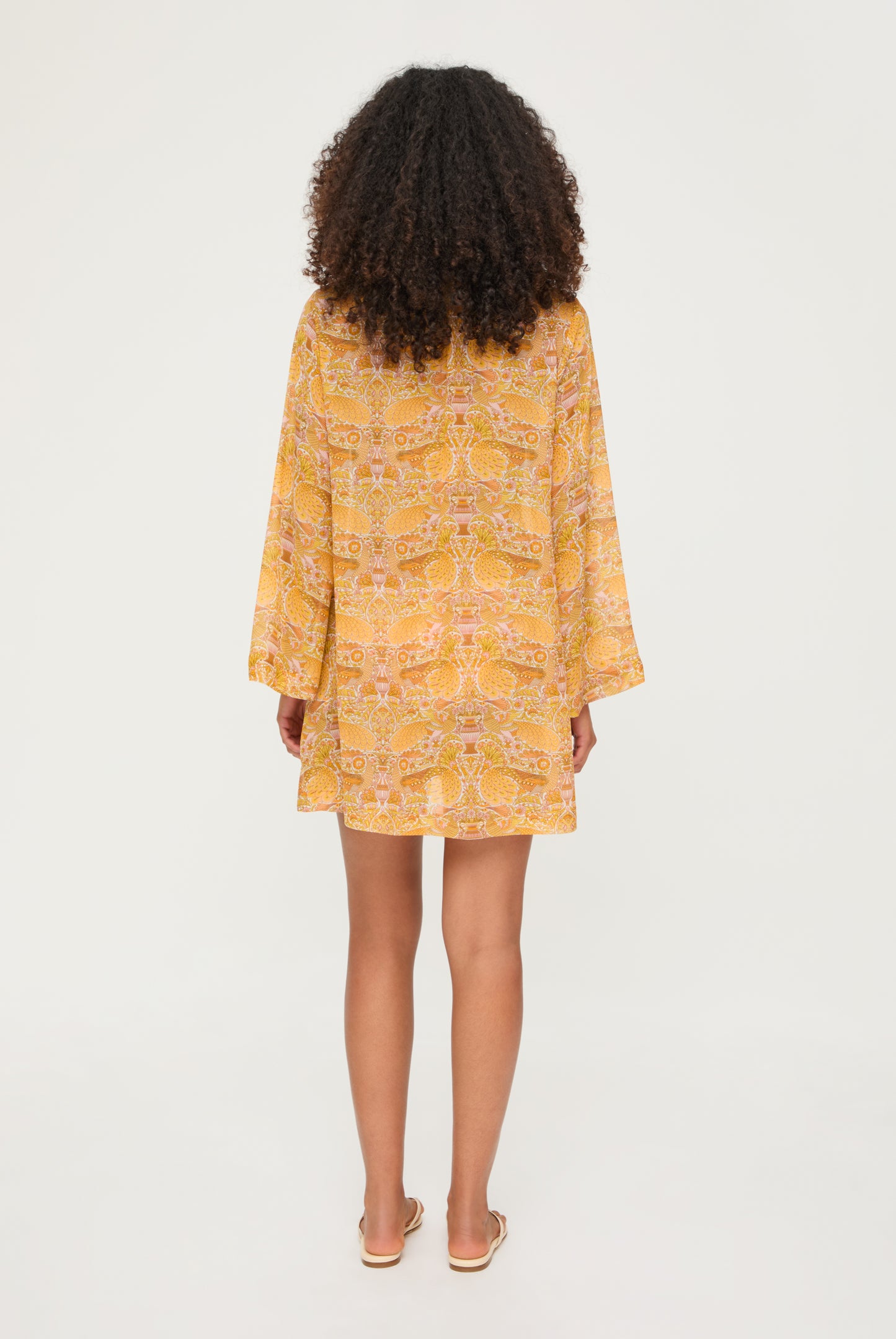 Oscars Palace Mini Beach Kaftan - Made With Liberty Fabric