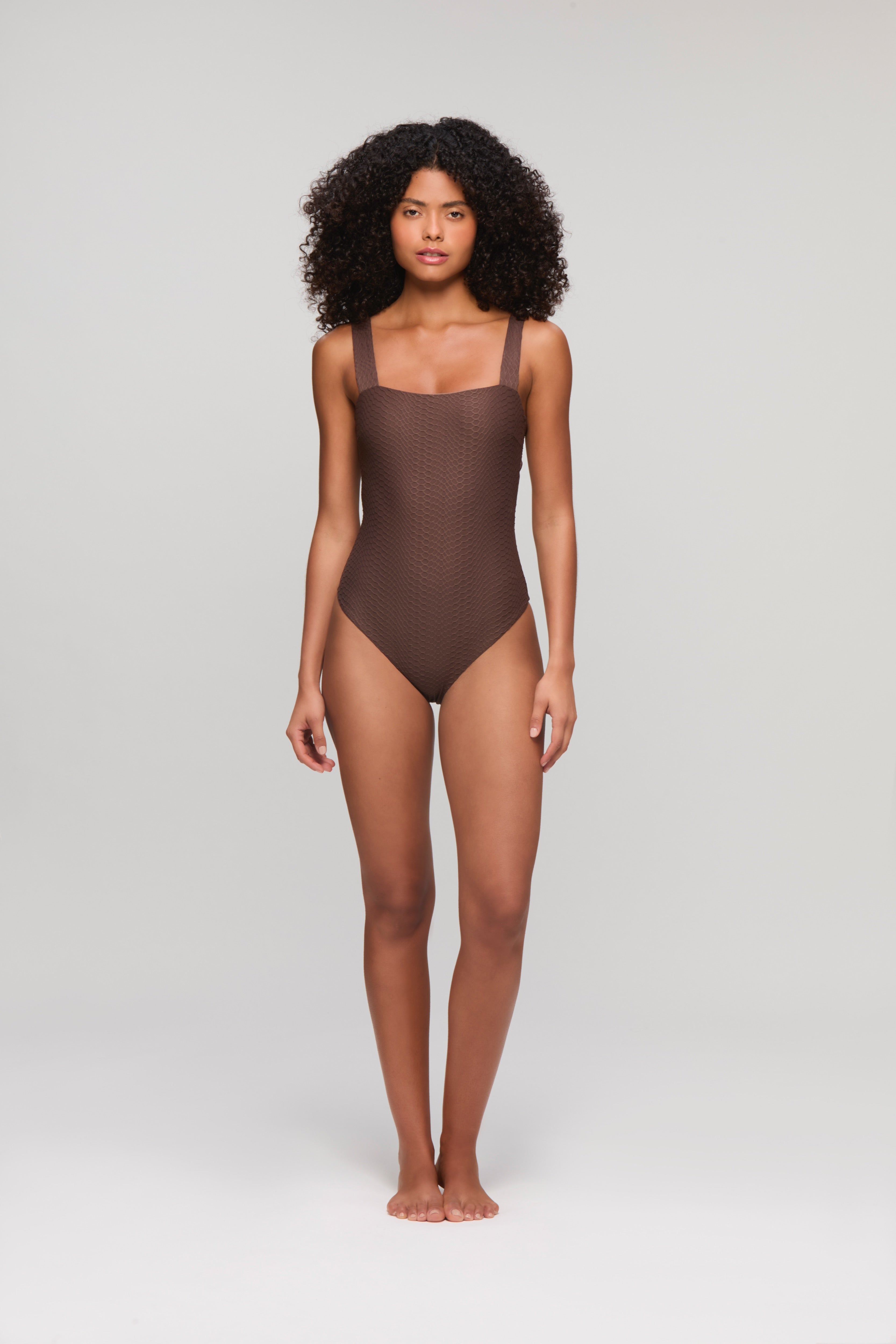 Legzira Square Neck Swimsuit – Heidi Klein