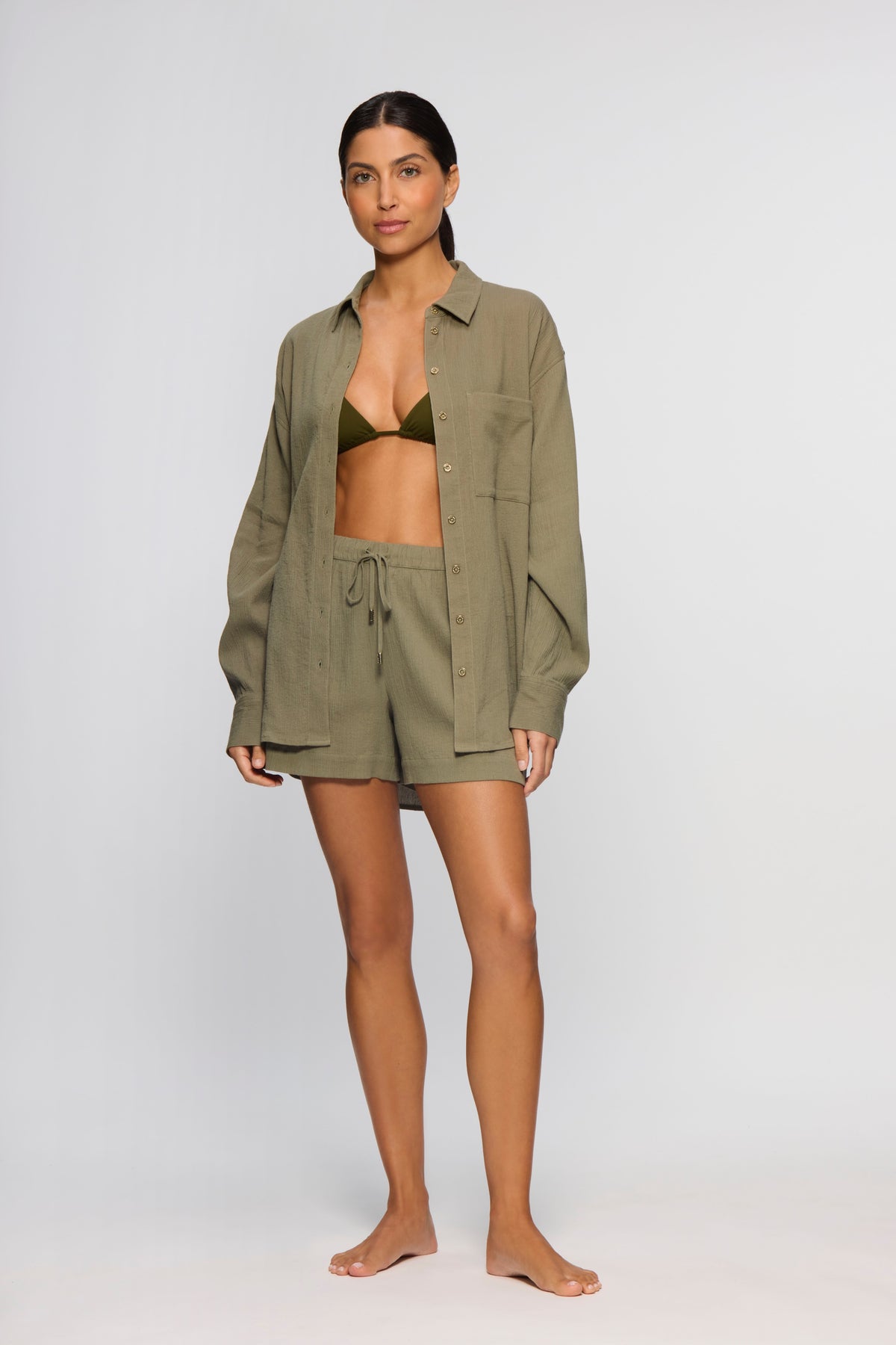Olive Green Shirt