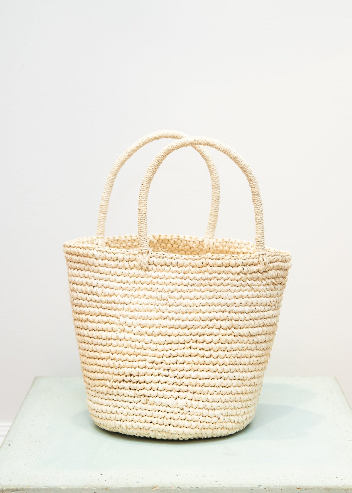 Sensi Studio Natural Baby Woven Straw Tote
