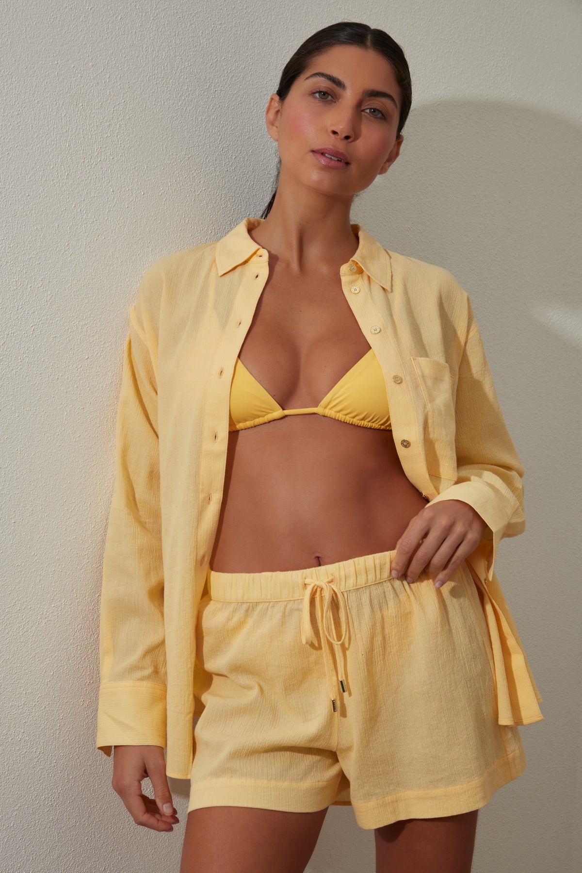 Summer Yellow Shorts
