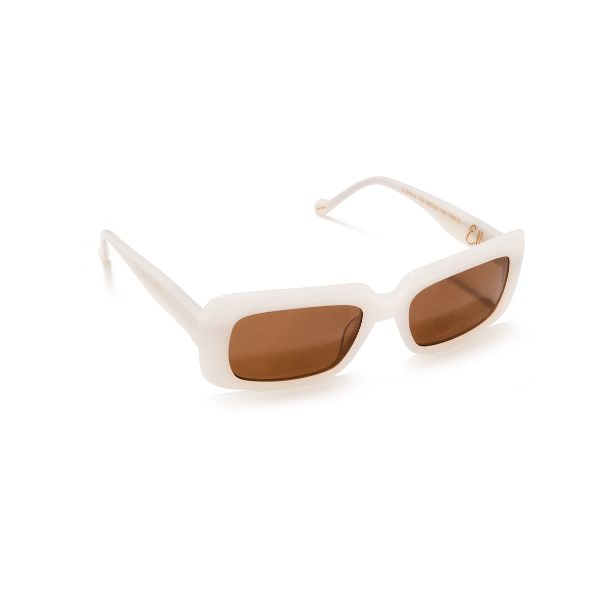 Sunday Somewhere Elle Milky White Sunglasses