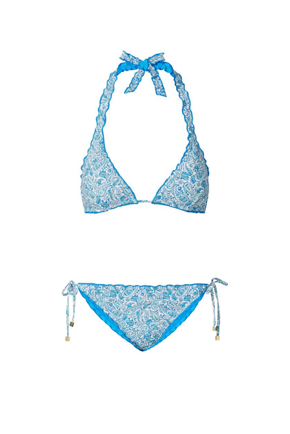 Heidi Klein - UK Store - Camps Bay Beach Reversible Ruffle Triangle Bikini
