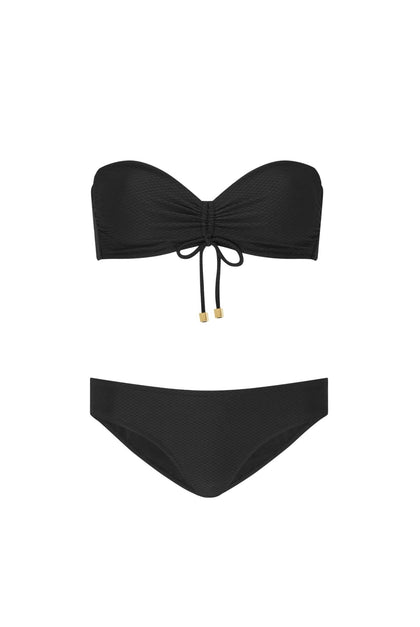 Heidi Klein - UK Store - Black Bandeau Bikini