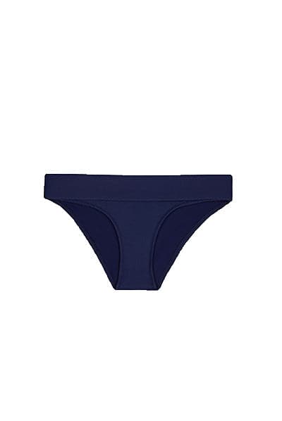 Core Fold Over Bikini Bottom in Navy - Heidi Klein - UK Store