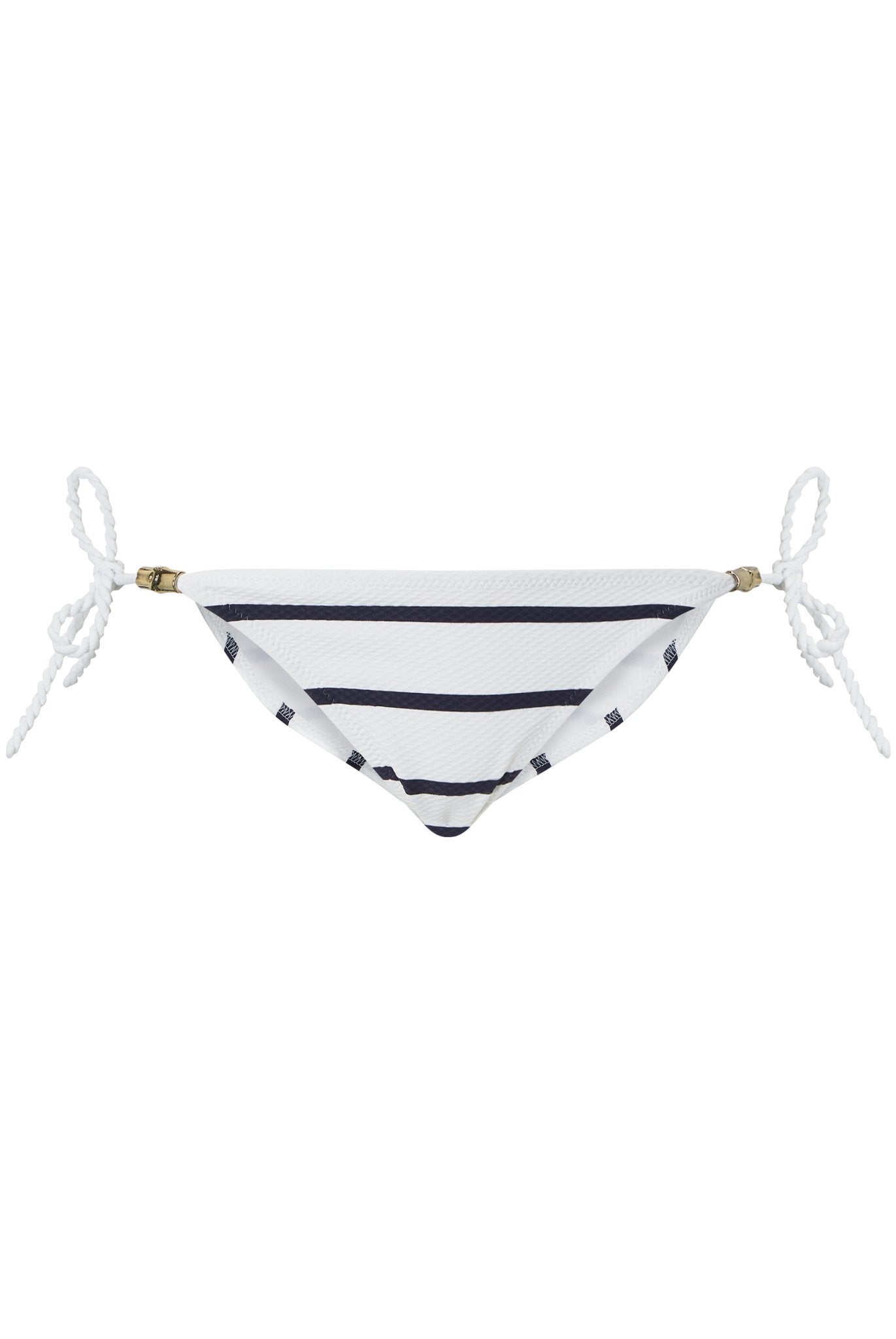 Core Side-Tie Bikini Bottom in Nautical Stripe - Heidi Klein - UK Store