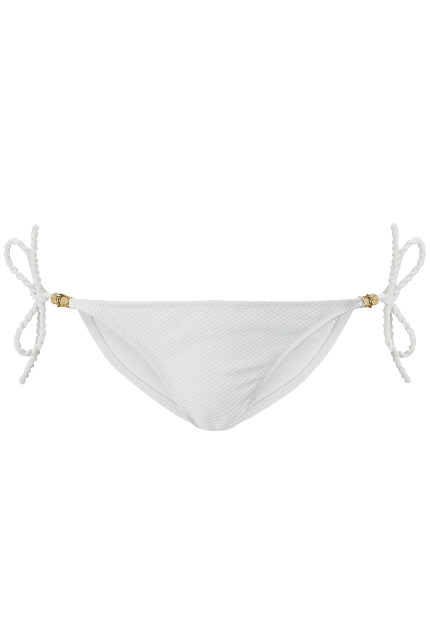 Core Side-Tie Bikini Bottom in White - Heidi Klein - UK Store