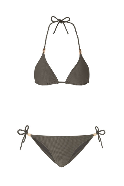 Heidi Klein - UK Store - Olive Green Triangle Bikini