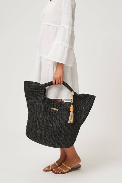 Heidi Klein - UK Store - Grace Bay Medium Raffia Bucket Bag
