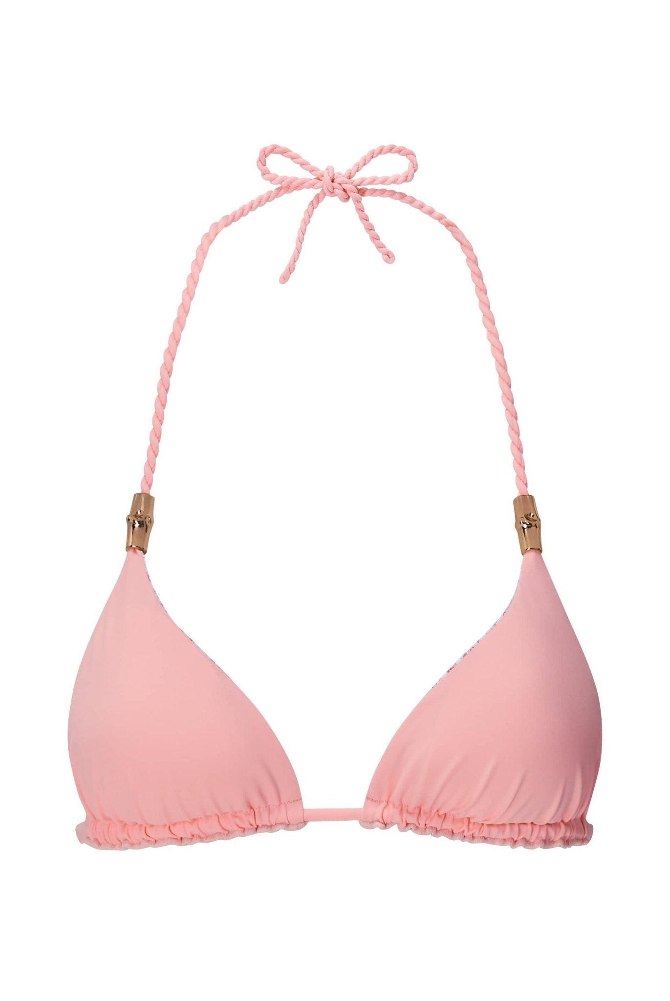 Muskmelon Bay Reversible Triangle Top In Pink - Heidi Klein - UK Store