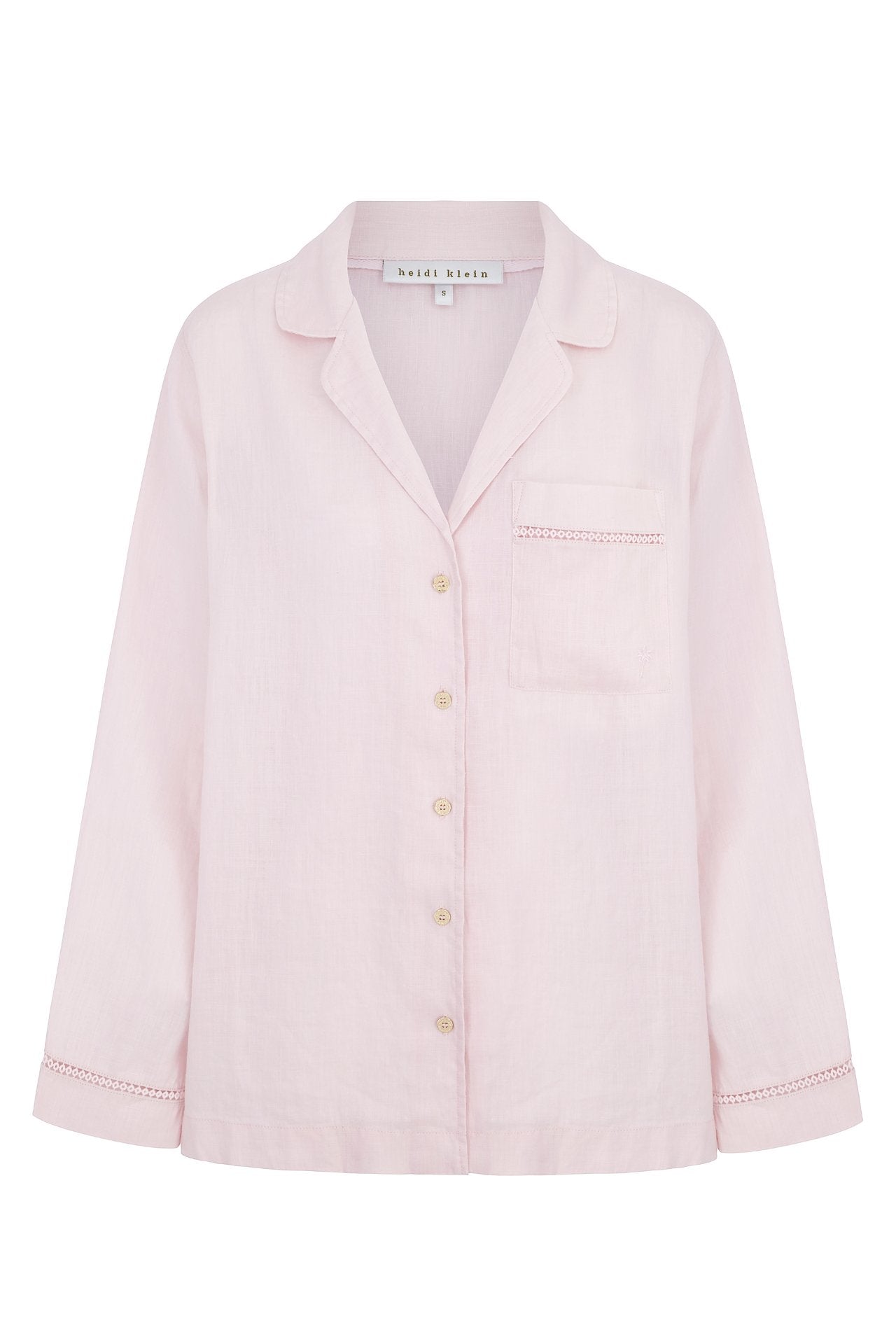 Paignton Sands Long Sleeve Top and Trouser Set in Pink - Heidi Klein - UK Store