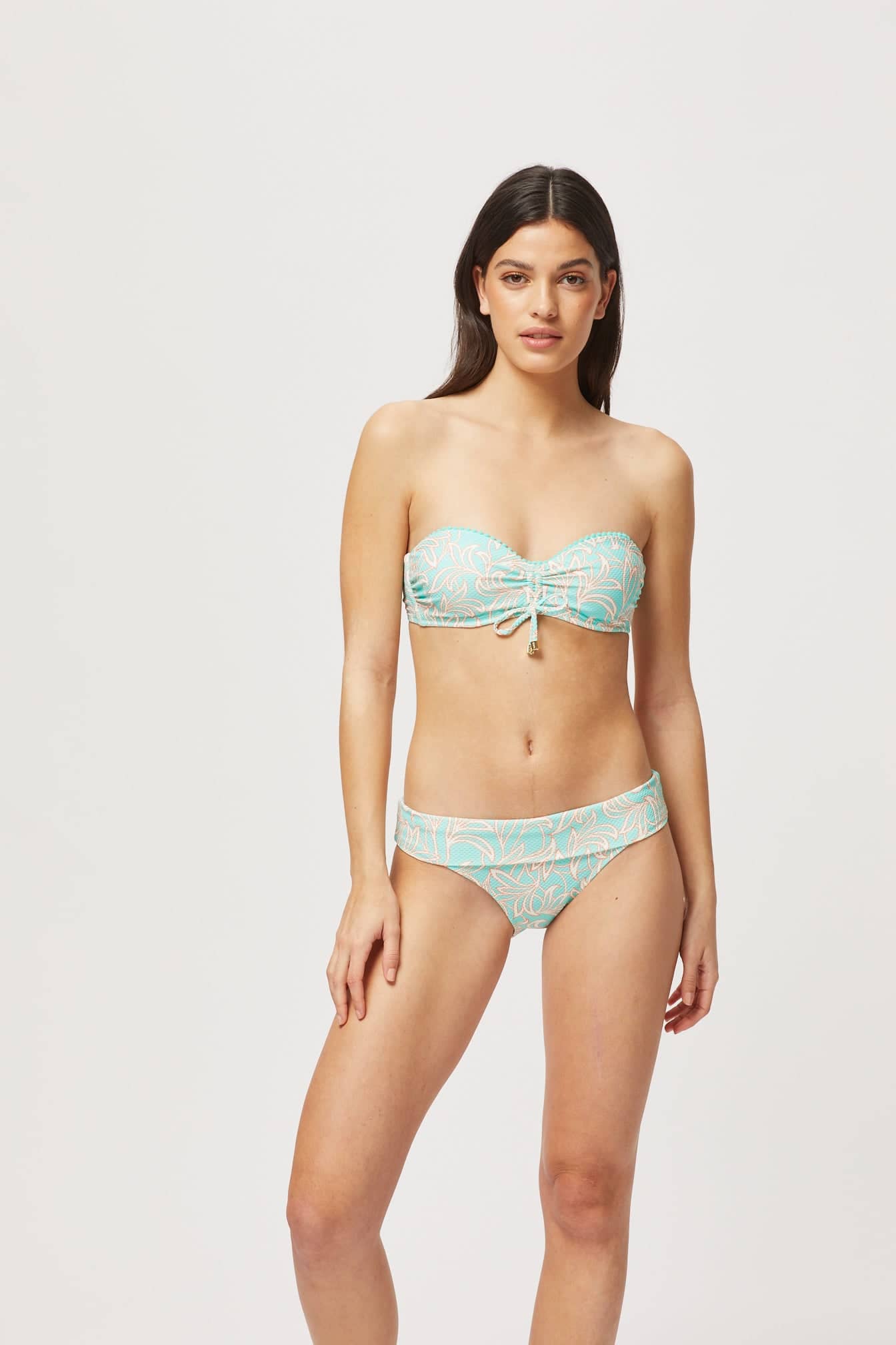 Prickly Pear Ruched Bandeau Top - Heidi Klein - UK Store