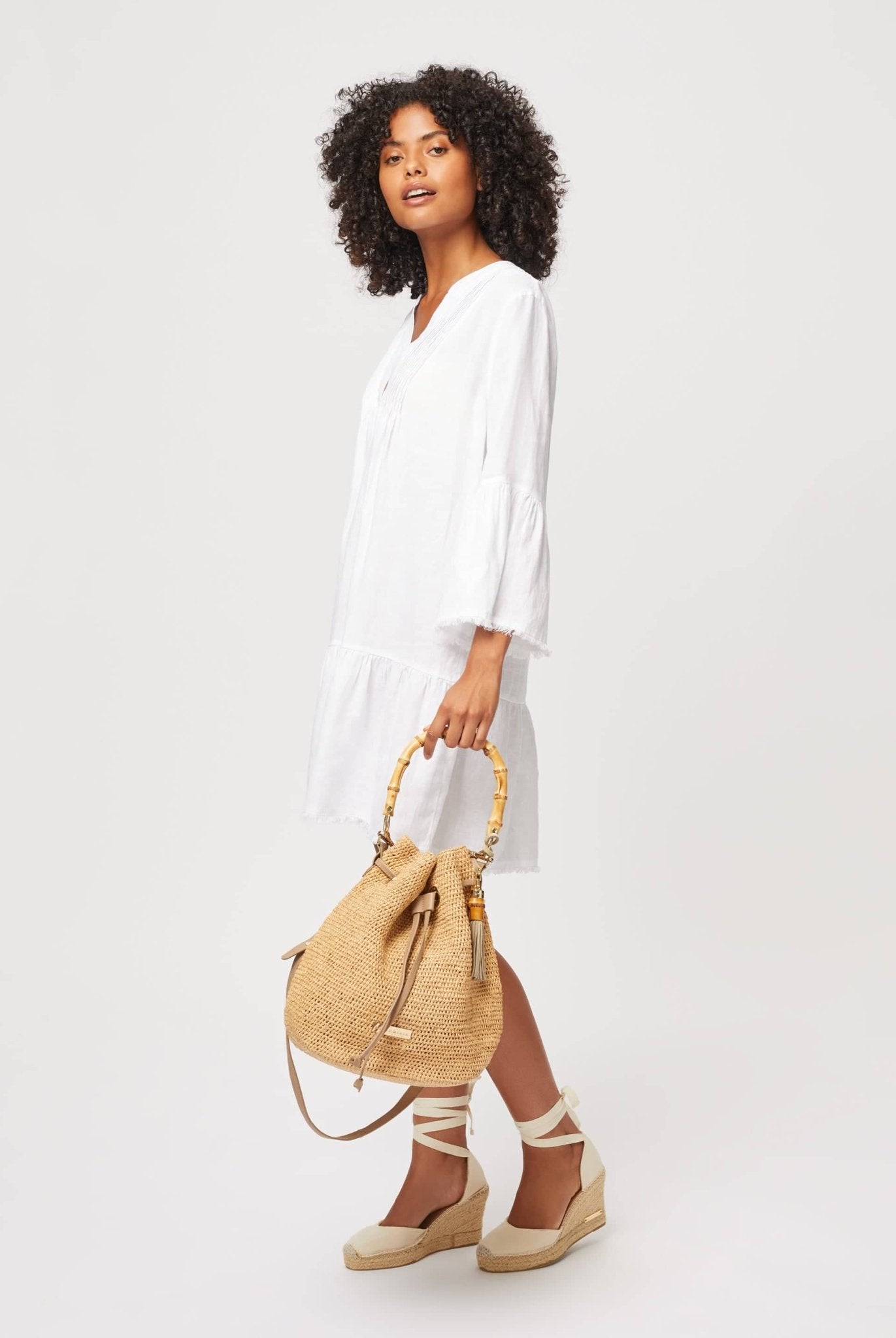 Savannah Bay Mini Raffia Bucket Bag – Heidi Klein - UK Store