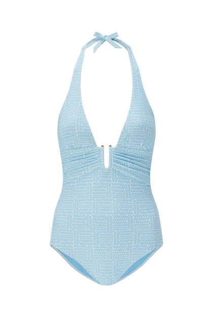 Heidi Klein - UK Store - Zanzibar U-Bar Halterneck Swimsuit