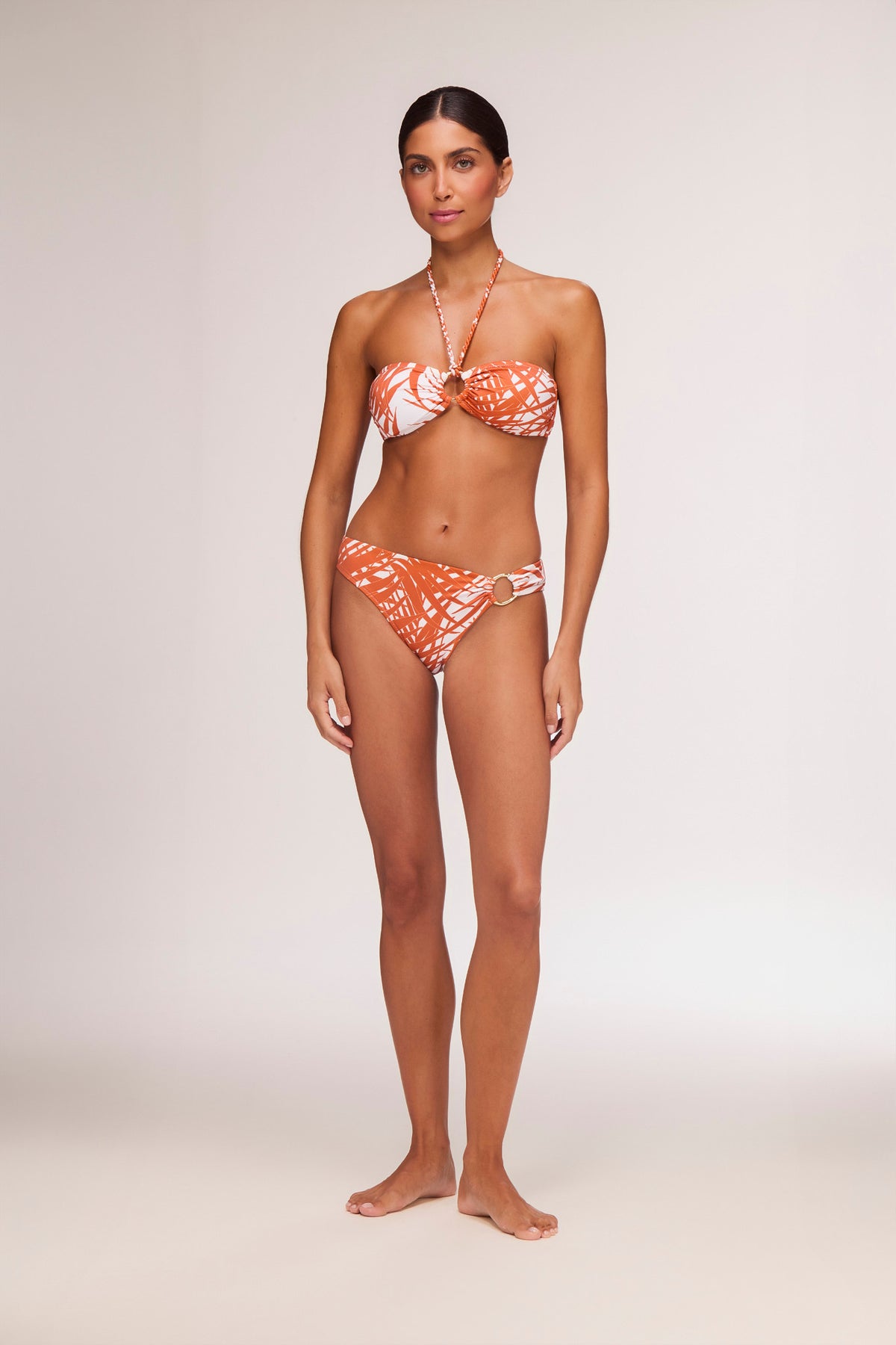 Marrakesh Palm Ring Bandeau Bikini