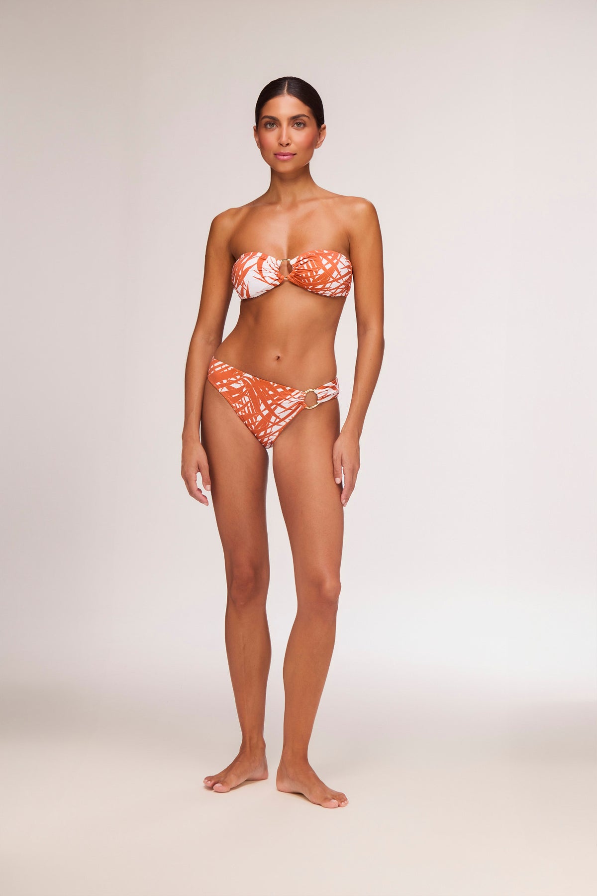 Marrakesh Palm Ring Bandeau Bikini