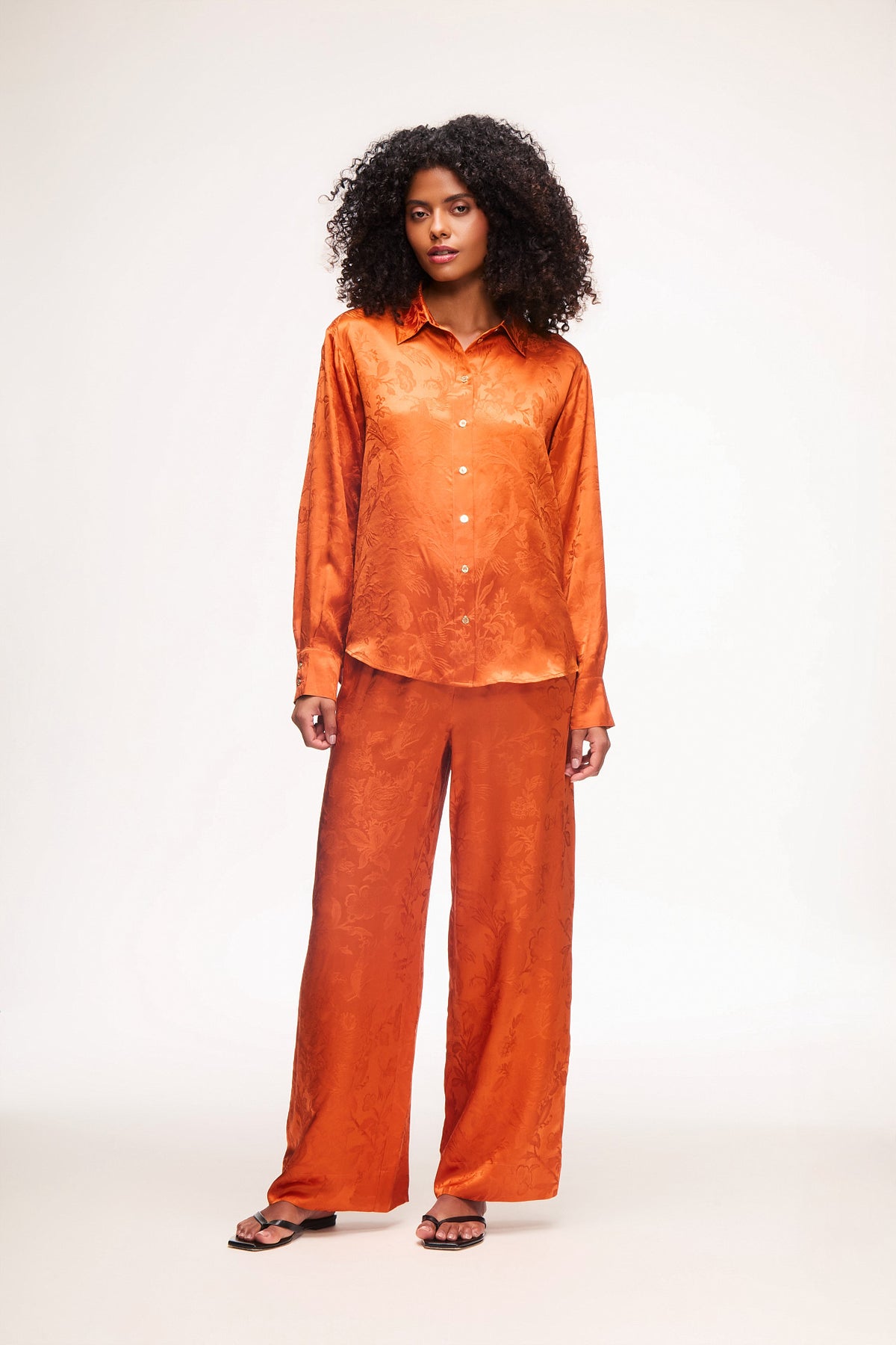 Marrakesh Silk Shirt & Trousers Co Ord