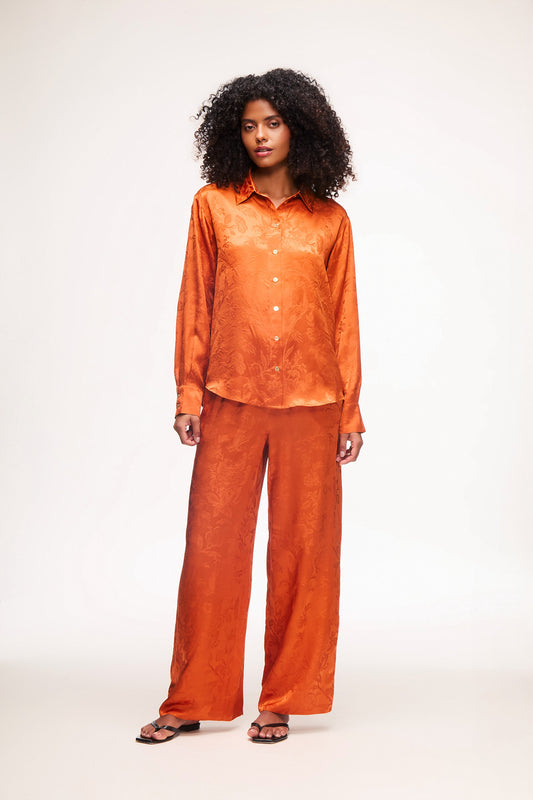 Marrakesh Silk Shirt & Trousers Co Ord