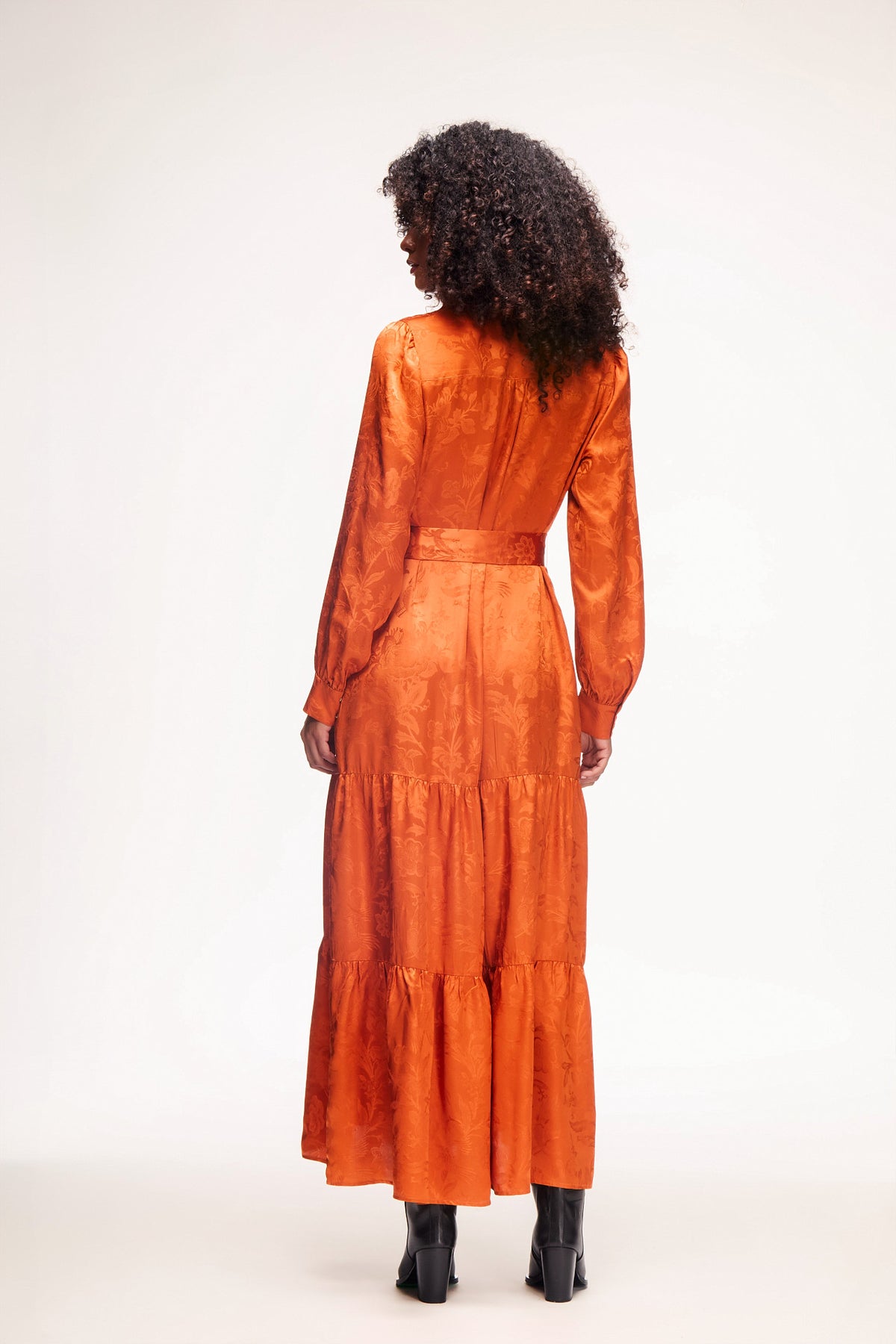 Marrakesh Silk Maxi Shirt Dress