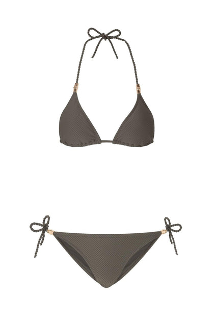 Heidi Klein - UK Store - Olive Green Triangle Bikini