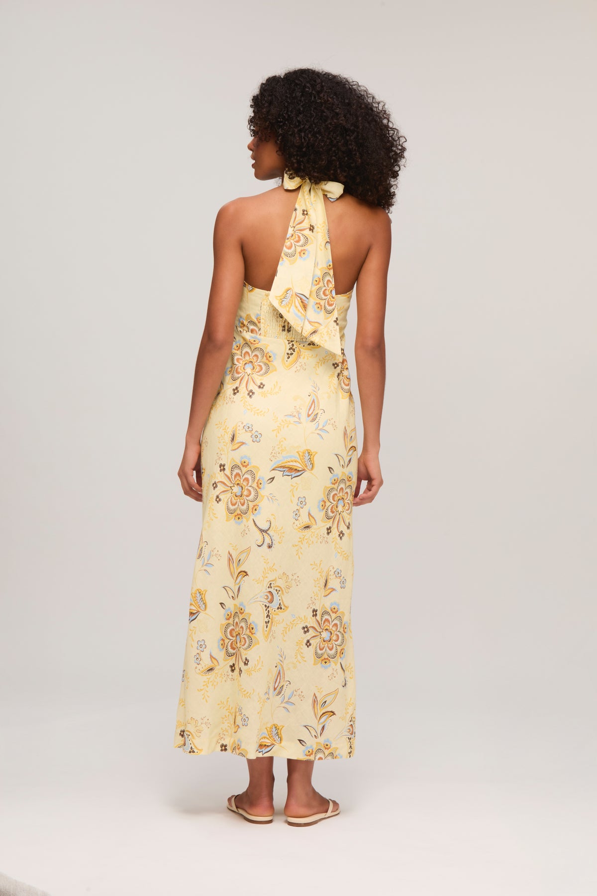 Asilah Halterneck Maxi Dress