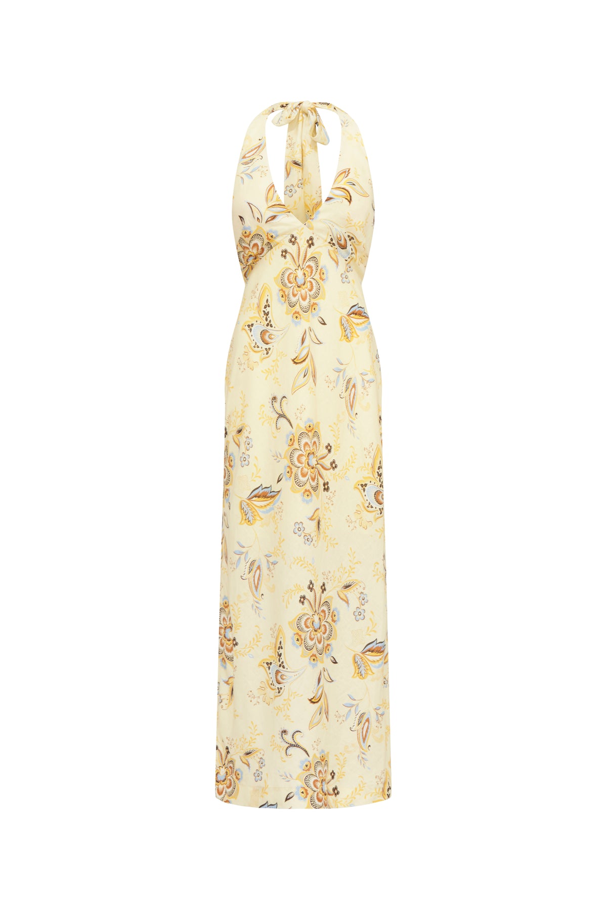 Asilah Halterneck Maxi Dress