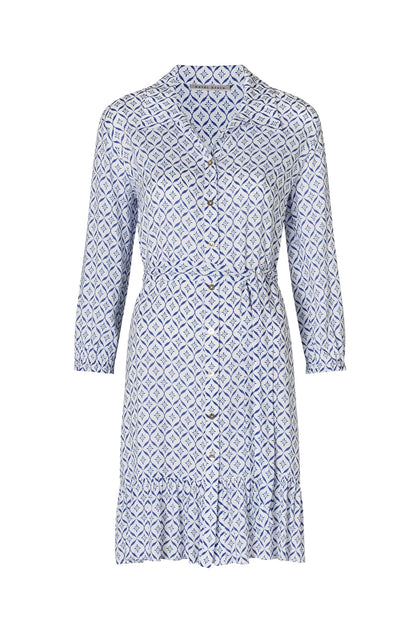 Heidi Klein - UK Store - Capri Mini Ruffle Shirt Dress