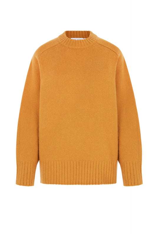 Mustard Aspen Crew Neck Jumper