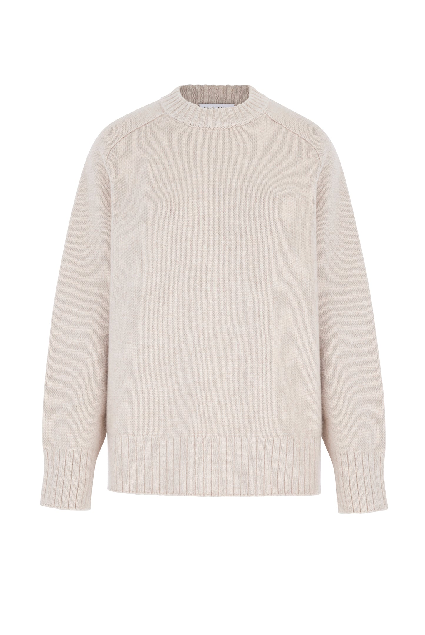 Oatmeal Aspen Crew Neck Jumper