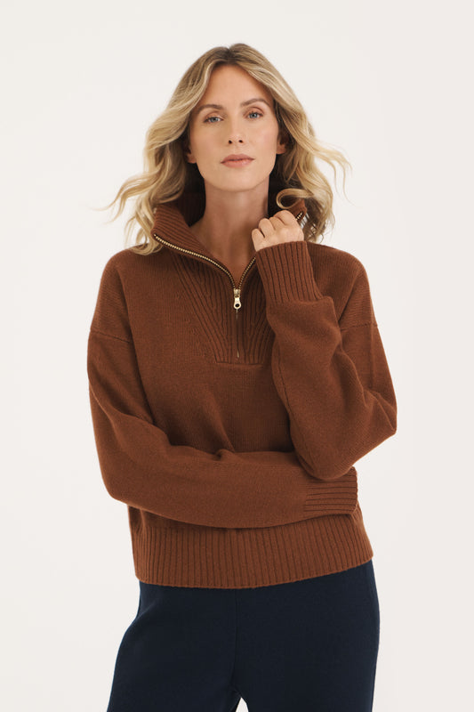 Nutmeg Lake Tahoe Half Zip Jumper