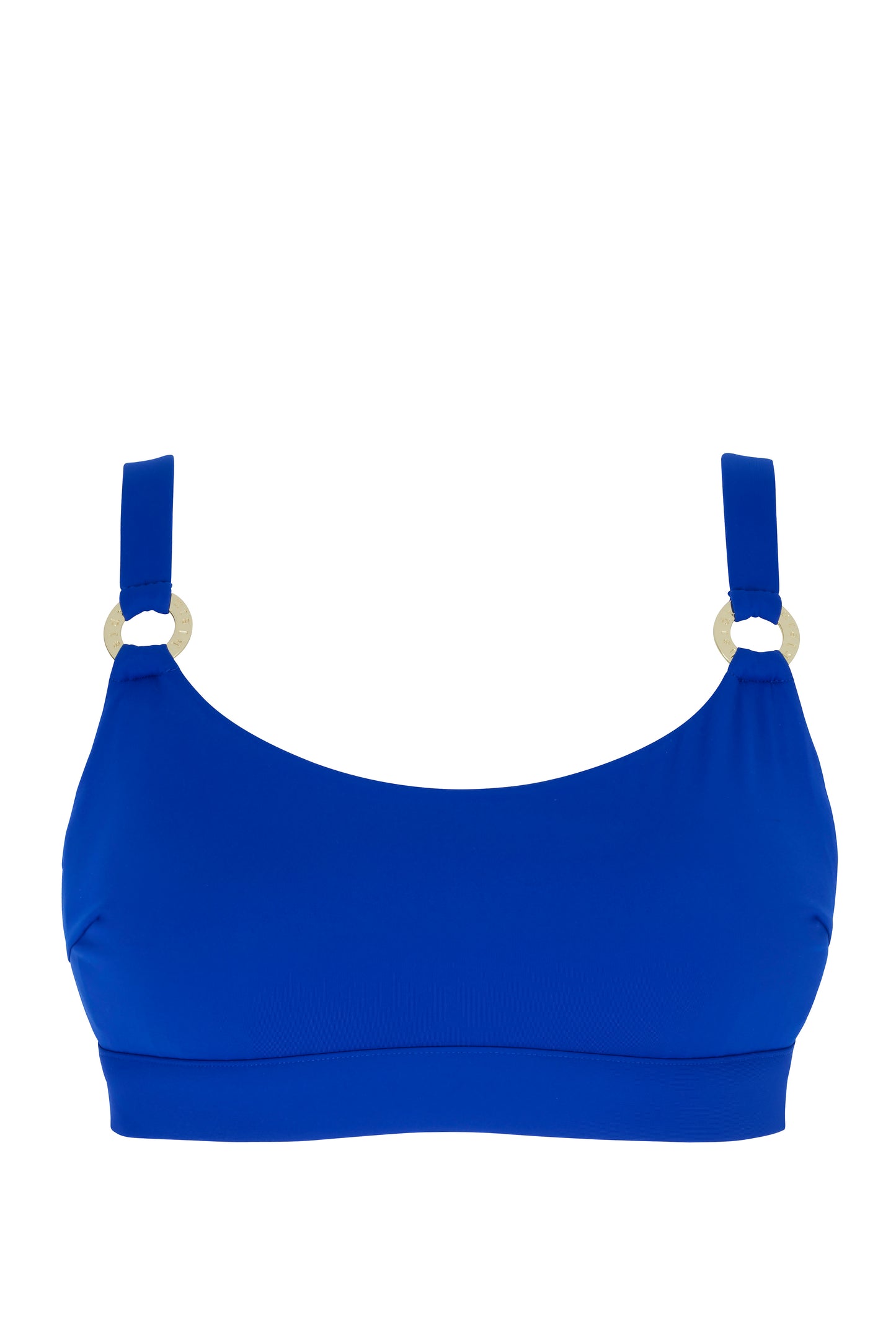 Sculpt Blue Scoop Top