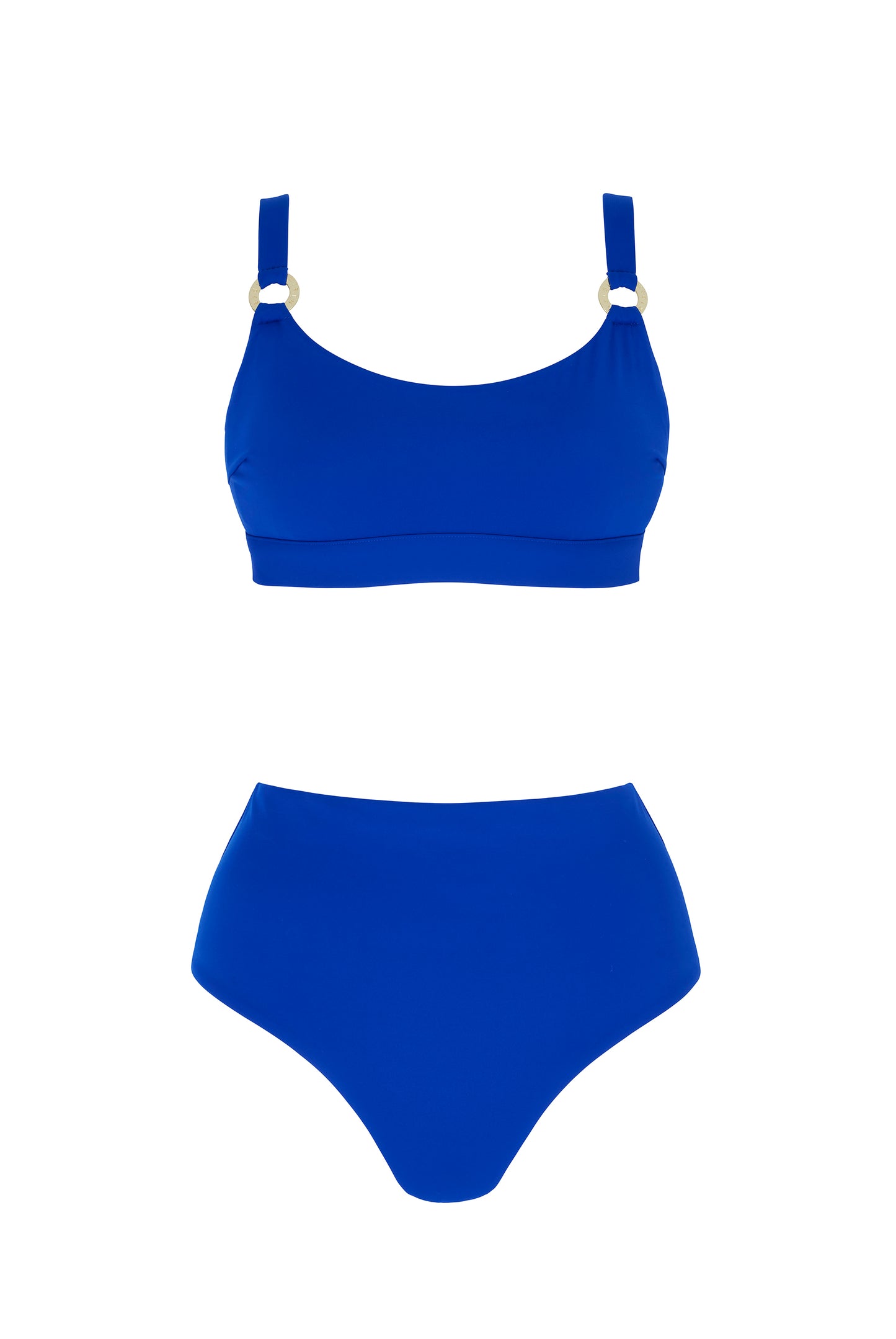 Sculpt Blue Scoop Bikini