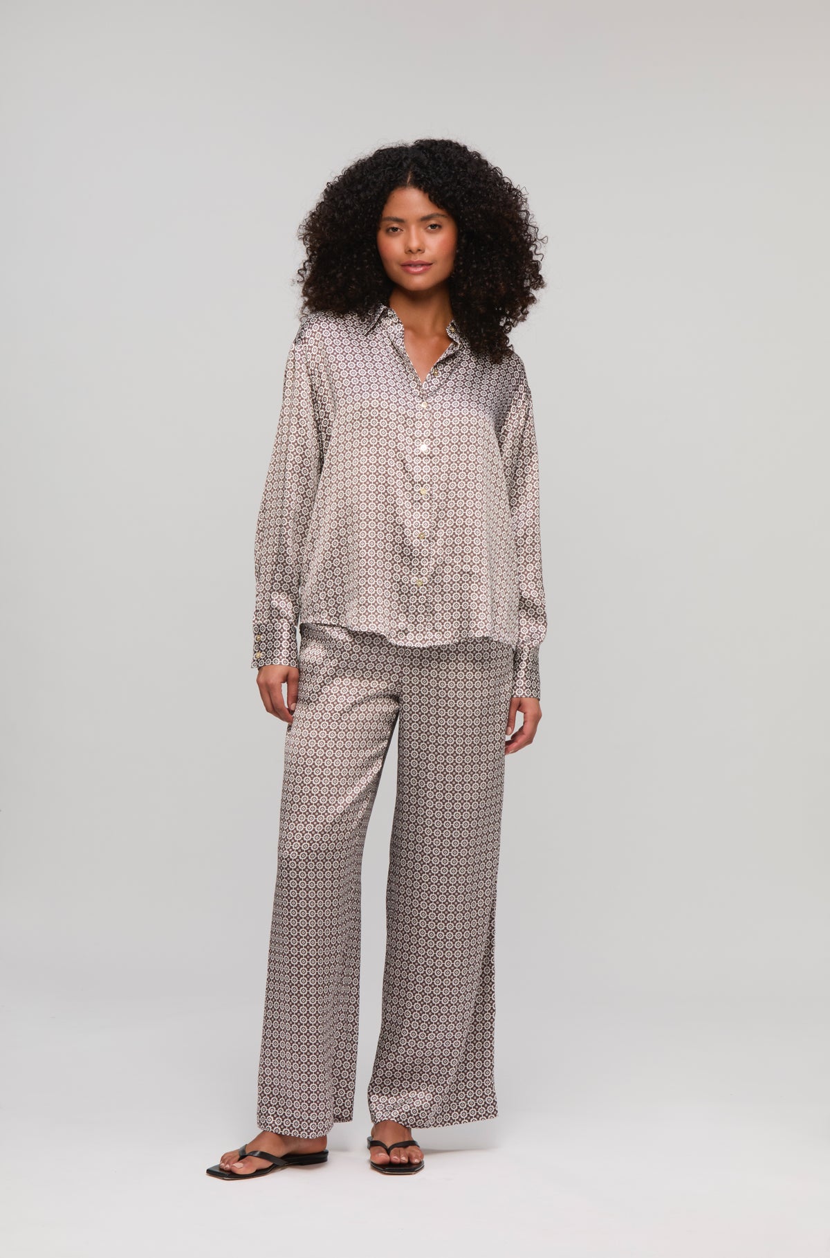Essaouira Silk Shirt & Trousers Co Ord