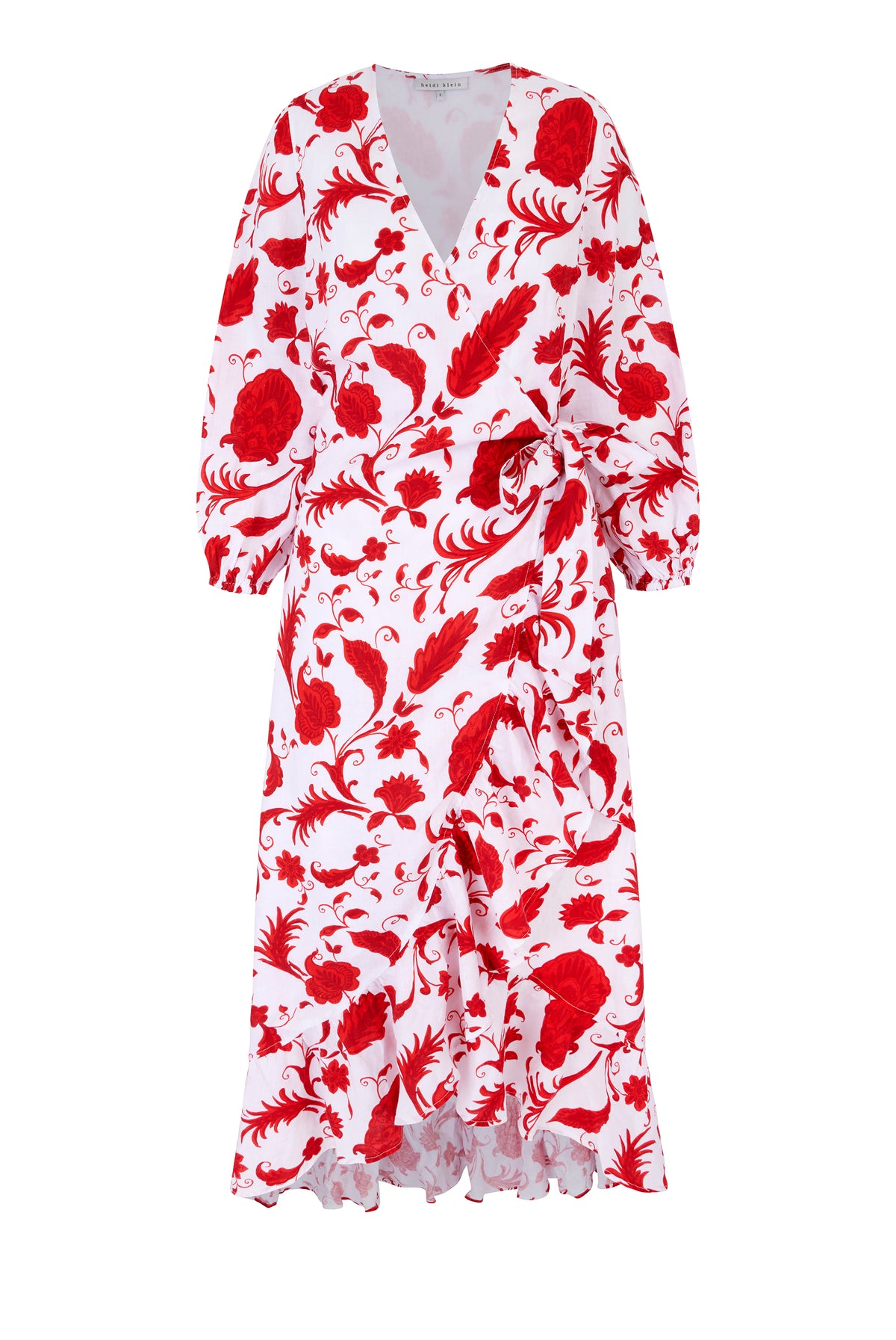 Evia Midi Wrap Dress