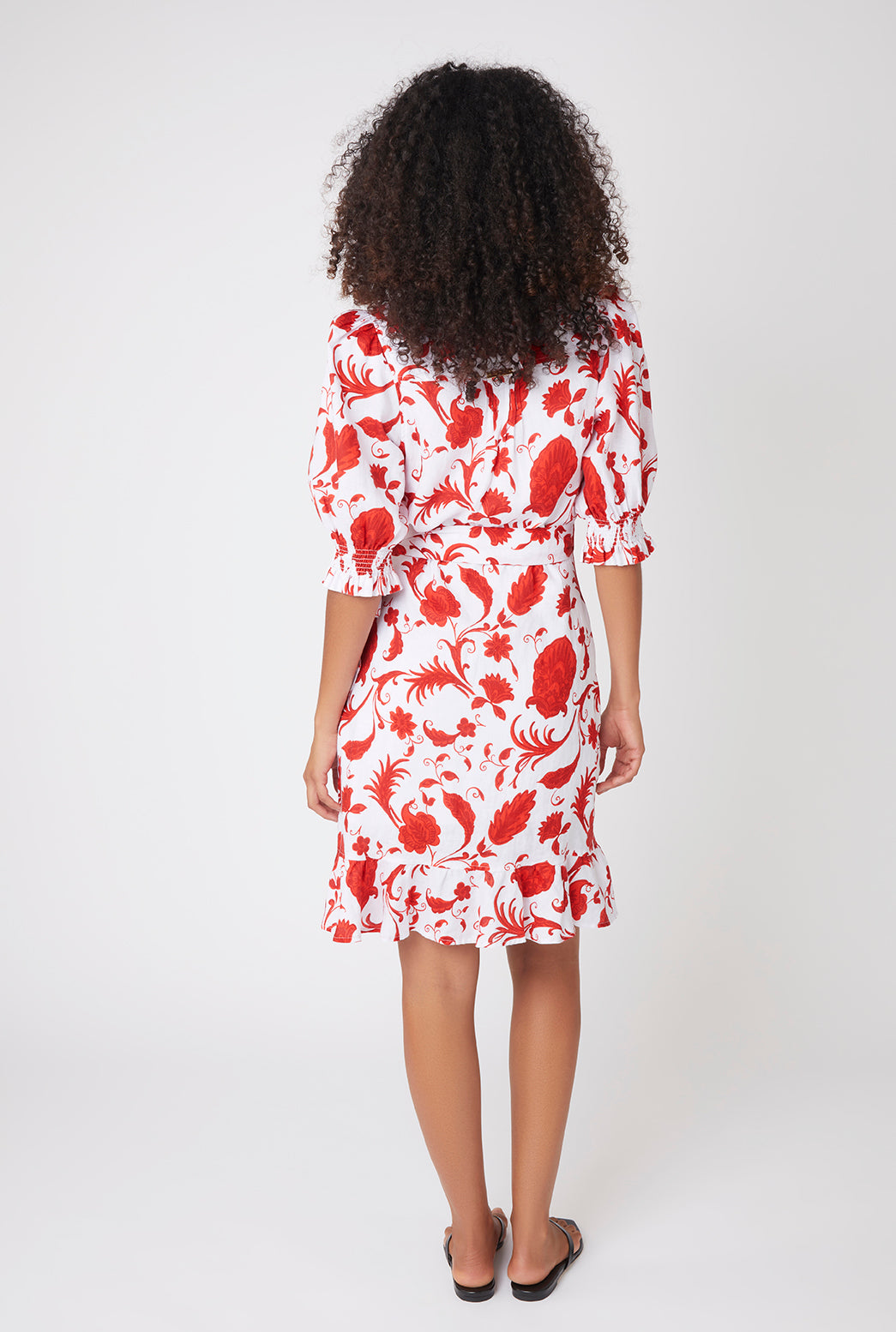 Evia Mini Wrap Dress