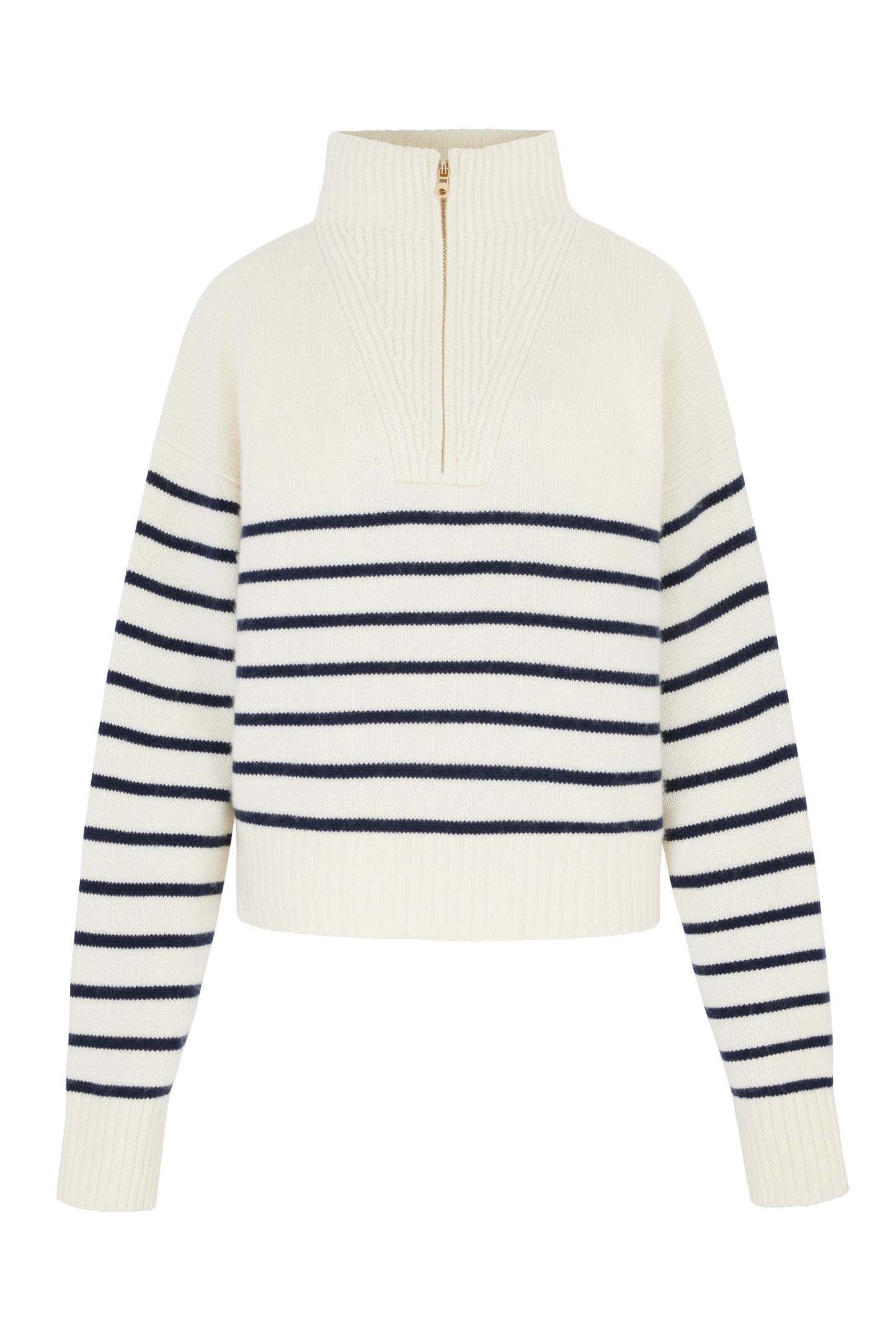 Nautical Stripe Lake Tahoe Half Zip Jumper