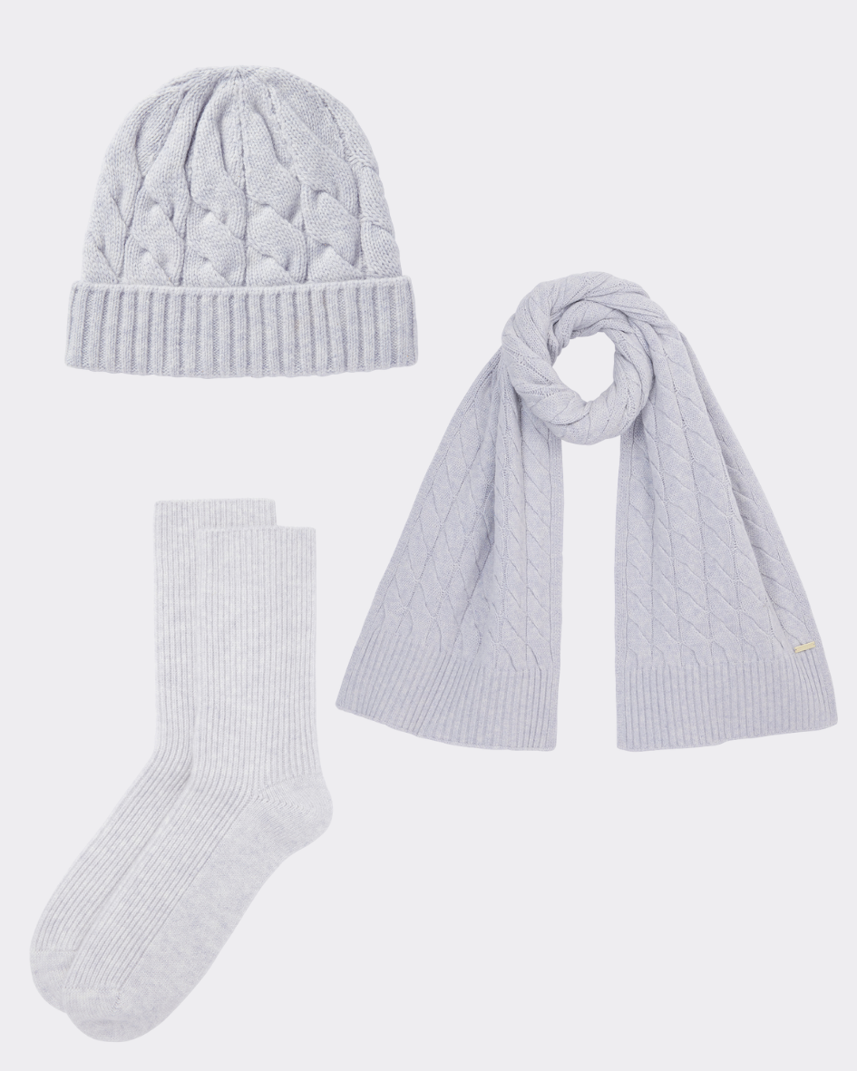 Grey Winter Accessories Gift Set