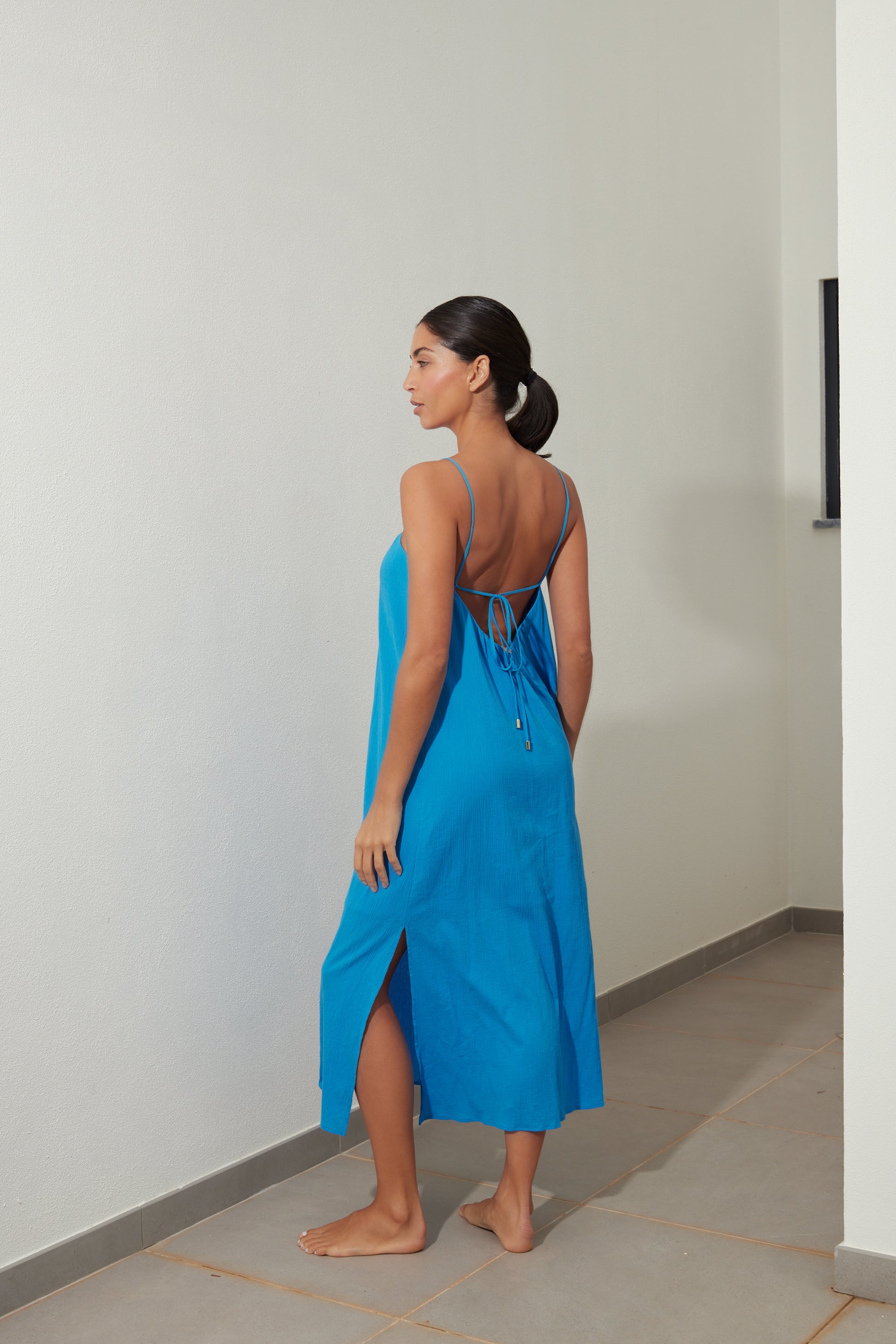 Azure Blue Midi Dress Heidi Klein Azure Blue Midi Dress Heidi Klein