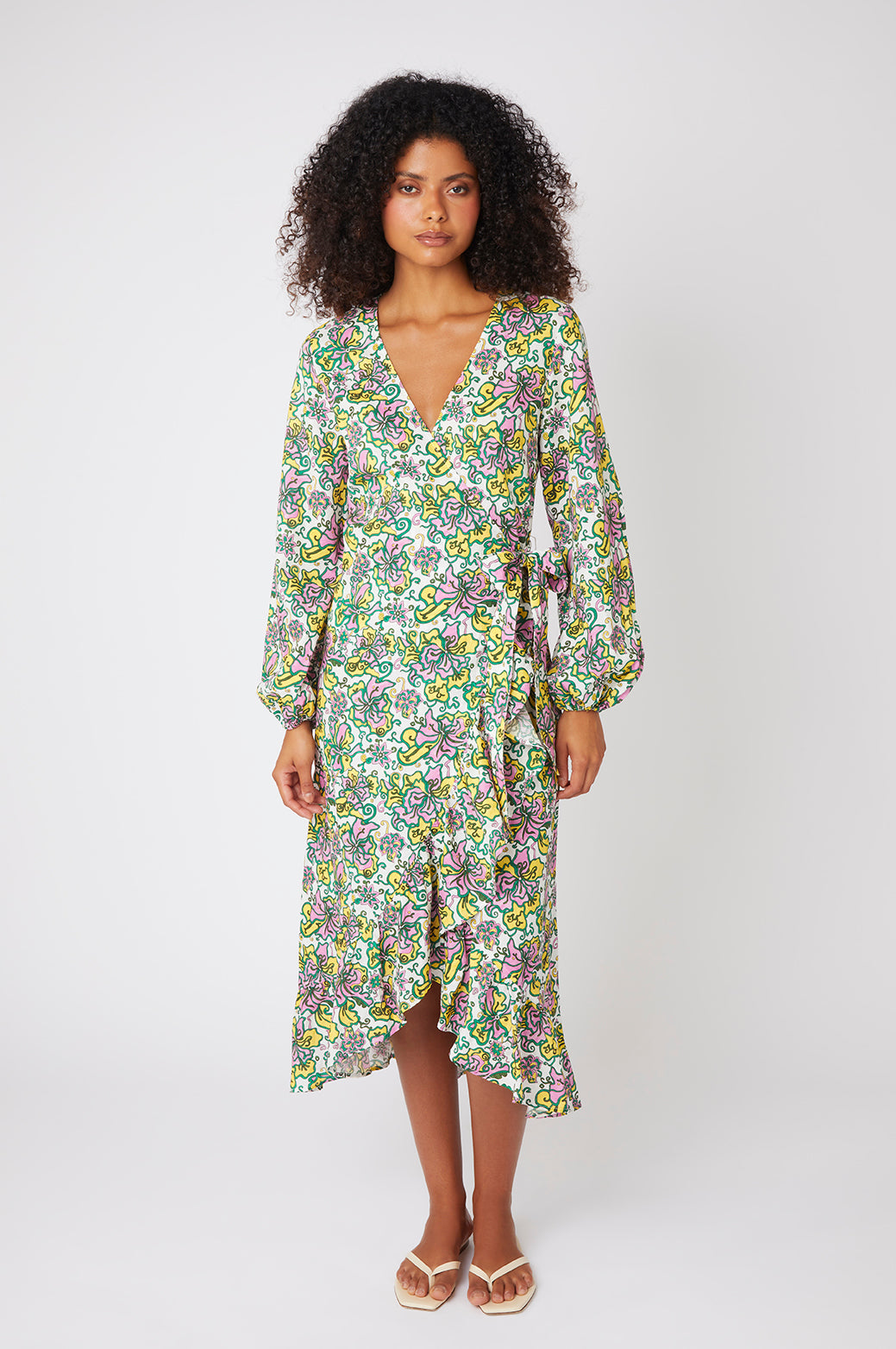 Kings Road Midi Wrap Dress - Made With Liberty Fabric