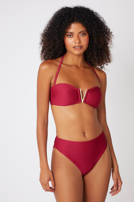 Cassis V-Bar Bandeau Top