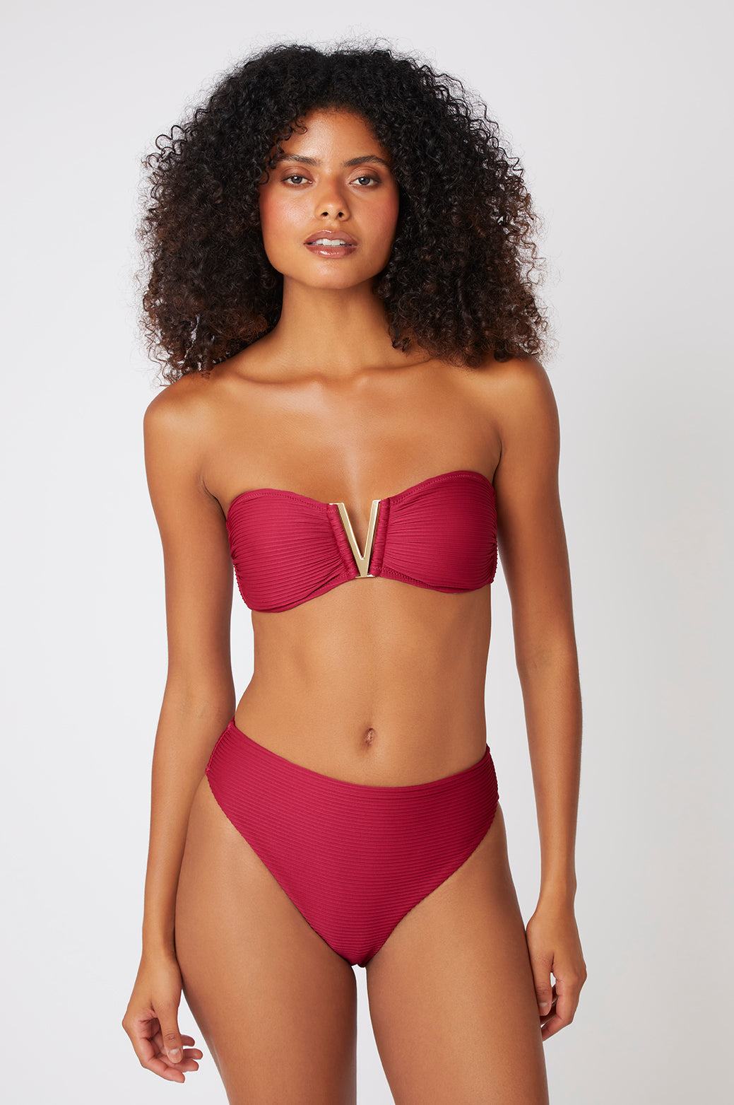 Cassis V-Bar Bandeau Bikini
