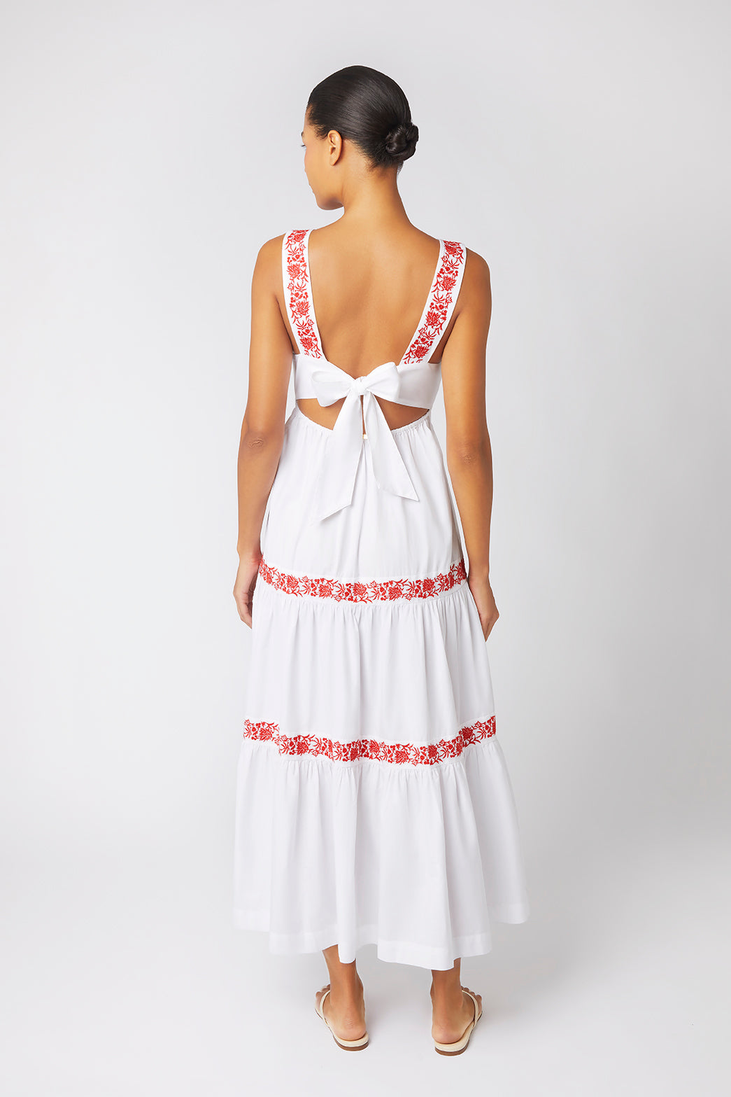 Petalia Embroidered Maxi Dress