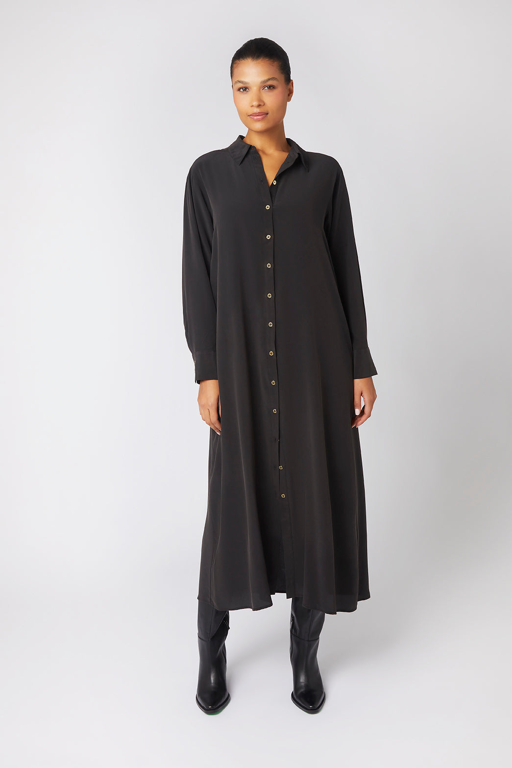 Chelsea Silk Shirt Dress