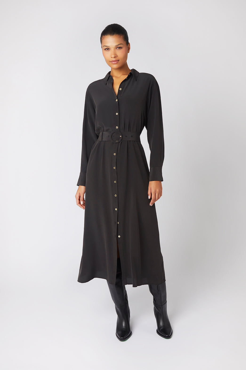Chelsea Silk Shirt Dress